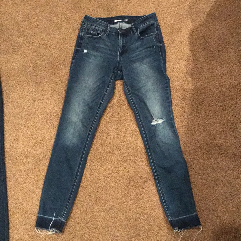 Old navy rockstar super skinny ankle jeans size 0